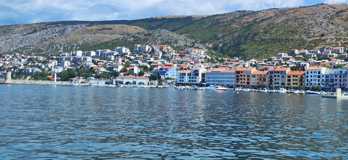Senj, Croatia, oras statiune la malul Marii Adriatice